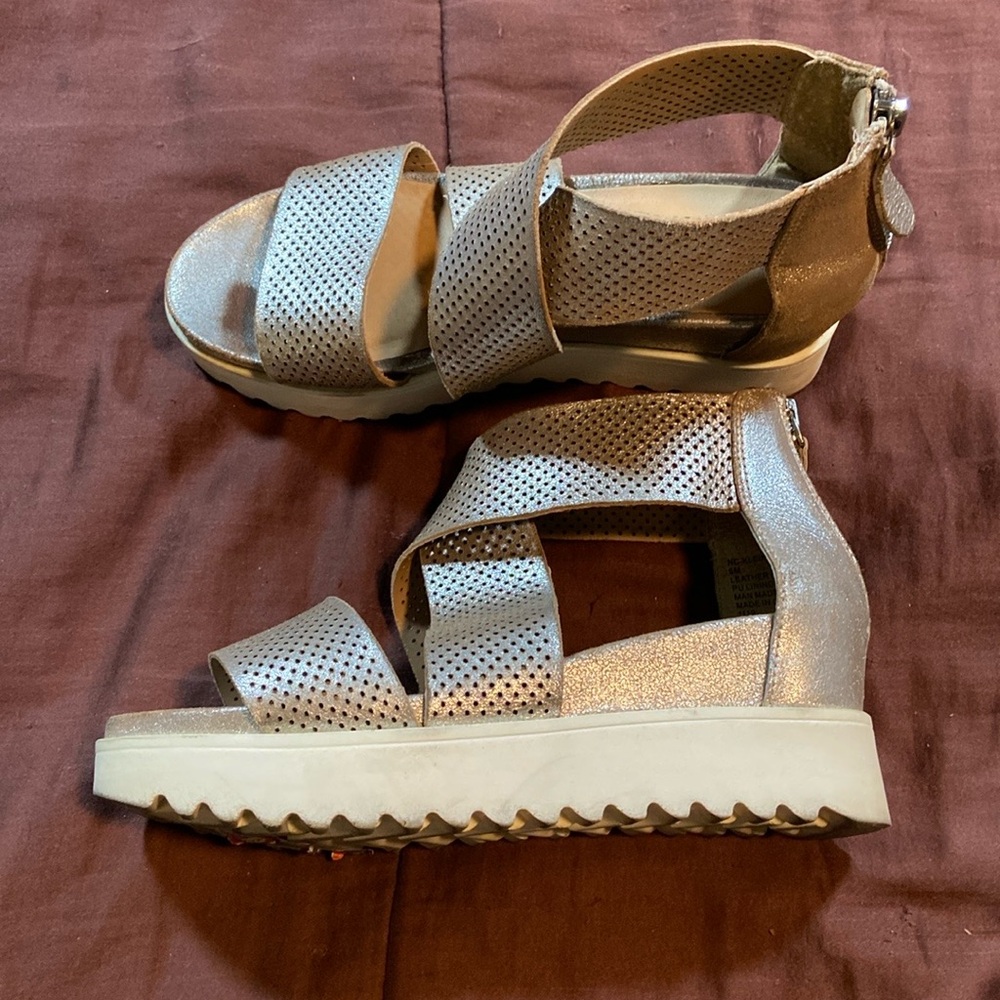 Wedged Sandals by Steven Brand.  GUC! - Picture 3 of 16